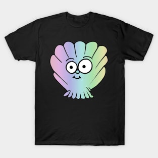 Smiling Sea Shell Doodle T-Shirt